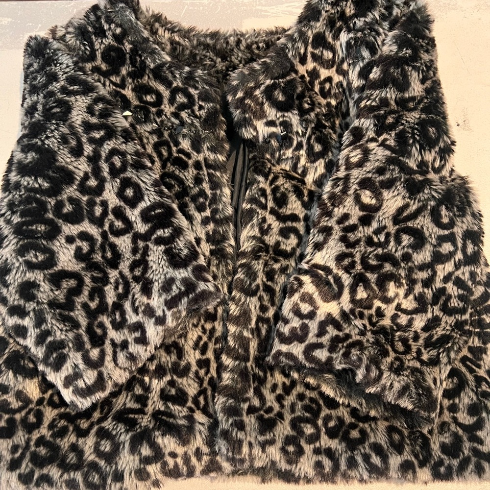 Cute furry Leopard Jacket